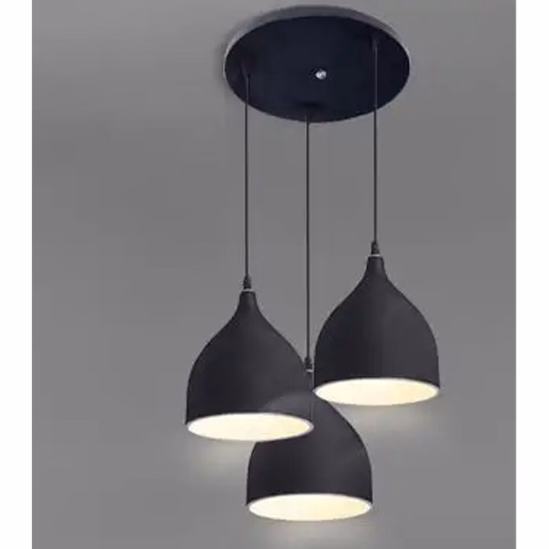 لوستر رایکا 3 شعله مدل شیپوری کوتاه کد ROS760